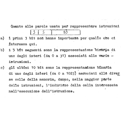 marzo, dal manuale della I CEP, il formato dell’istruzione